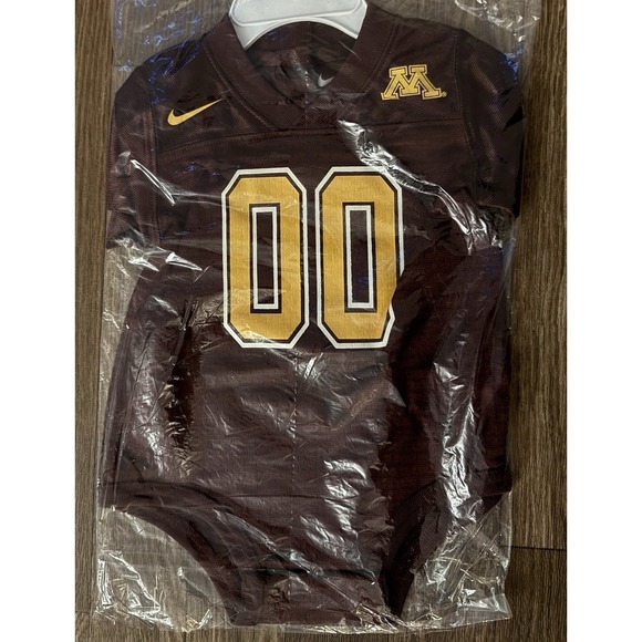 Nike Minnesota‎ Golden Gophers Bodysuit Football Jersey 6-9M NWT - Picture 1 of 4